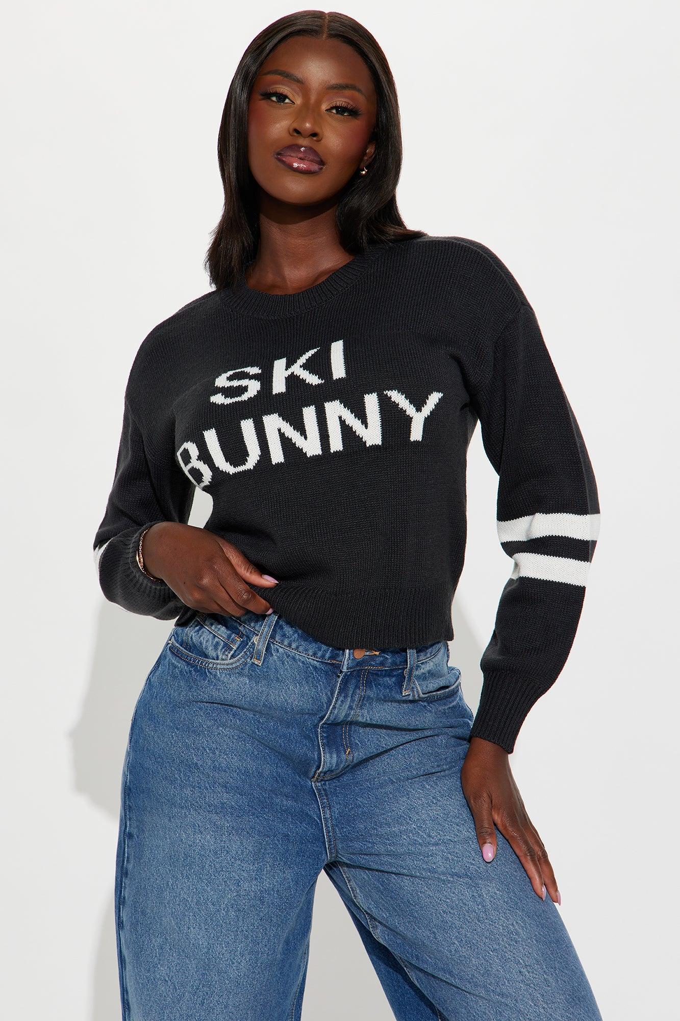 Ski Bunny Sweater - Black/combo Product Image