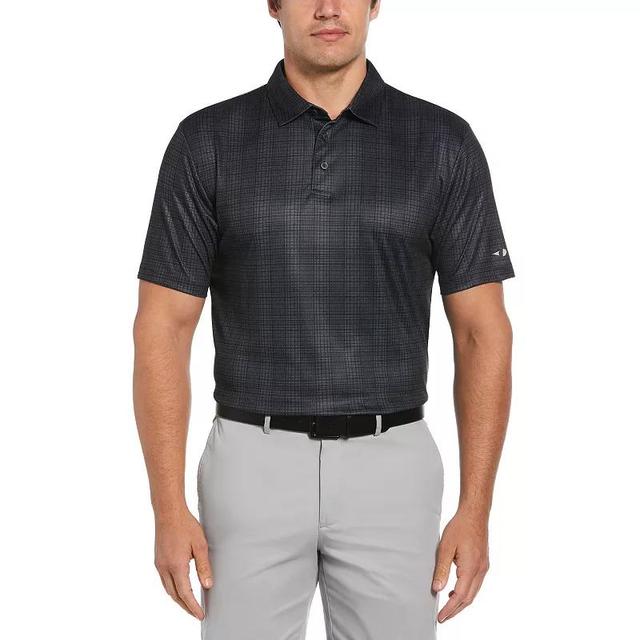 Mens Grand Slam Printed Plaid Short Sleeve Golf Polo Product Image