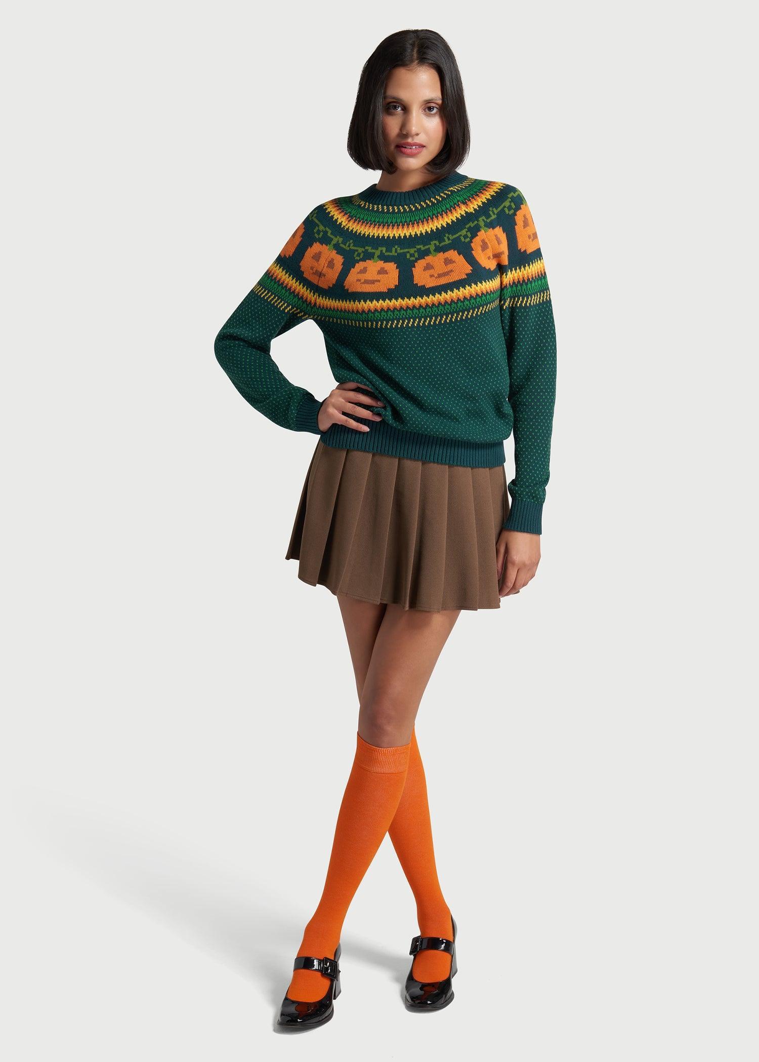 Give 'Em Pumpkin To Talk About Fair Isle Sweater Product Image