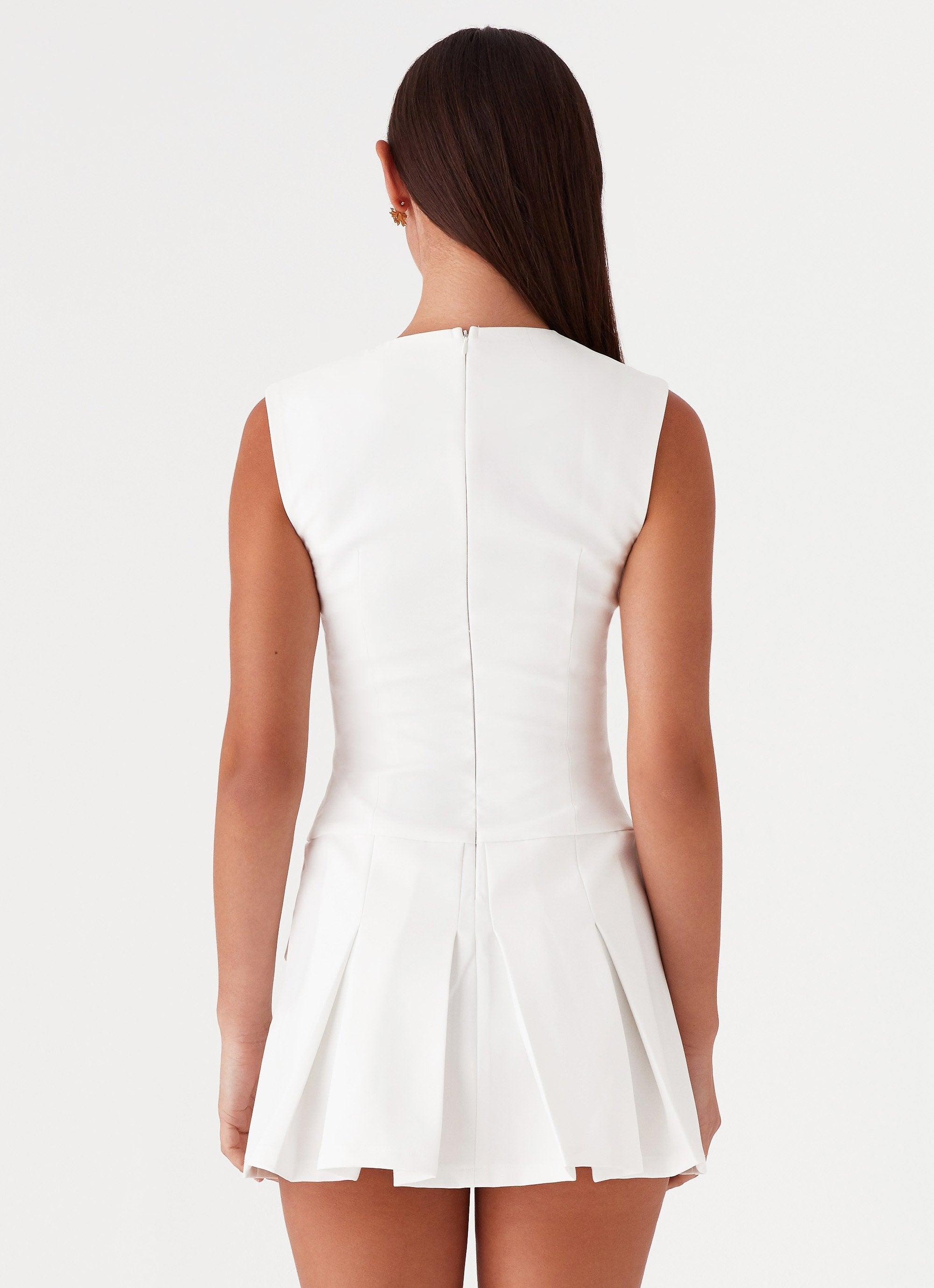 Cassia Mini Dress - White Product Image