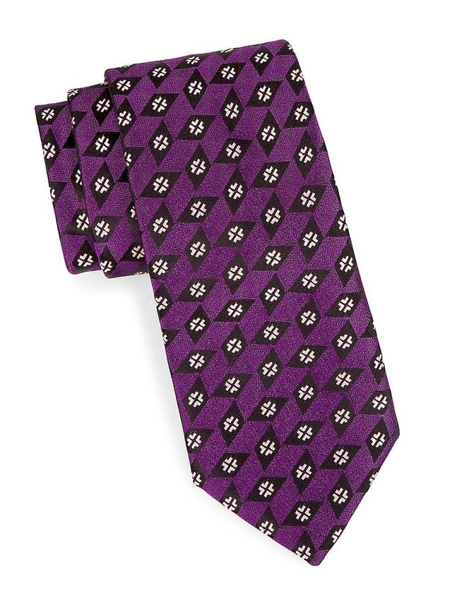 Mens Neat Window Silk Tie Product Image