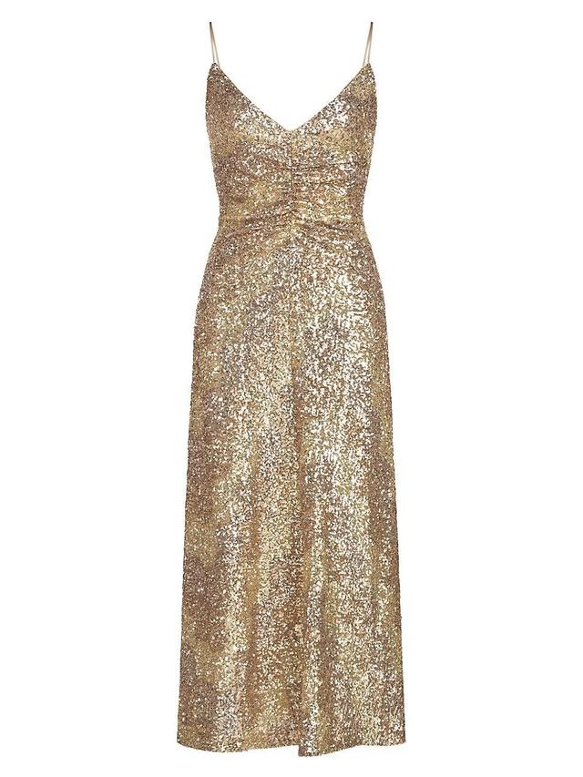 HALSTON Alessandra Sequin Dress Product Image