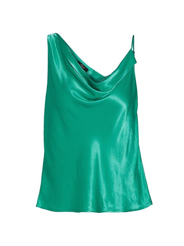 Womens Mae Satin Cowlneck Top Product Image