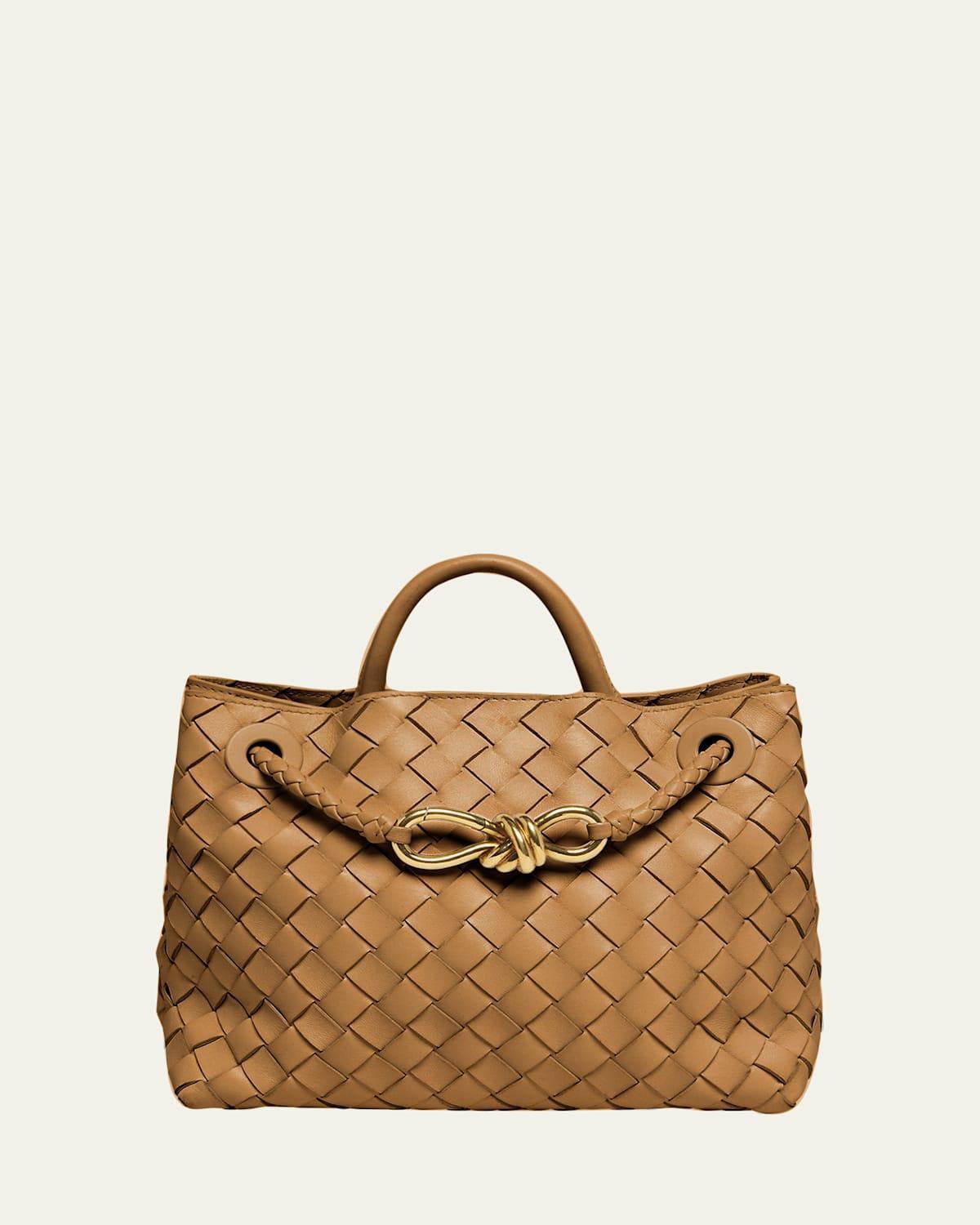 Bottega Veneta Andiamo Small Woven Shoulder Bag Product Image