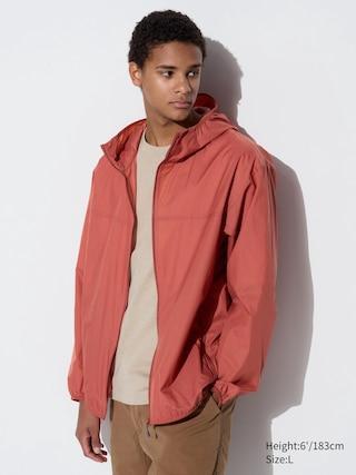 Mens Pocketable Uv Protection 3D Cut Parka with Water-Repellent Dark Orange 2XL UNIQLO US Product Image