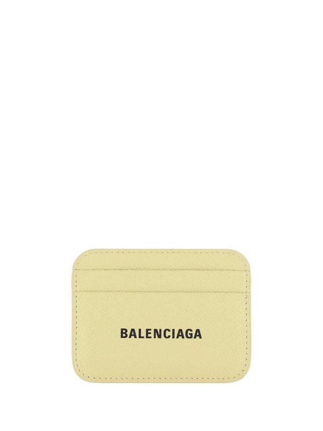 BALENCIAGA Yellow Cash Card Holder Product Image