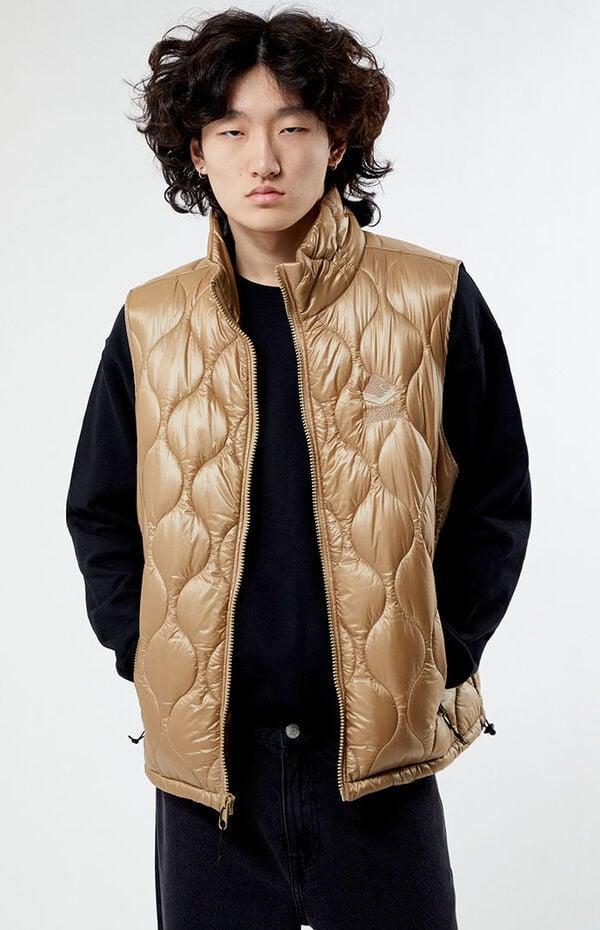 Mens Quilted Vest - Product Image