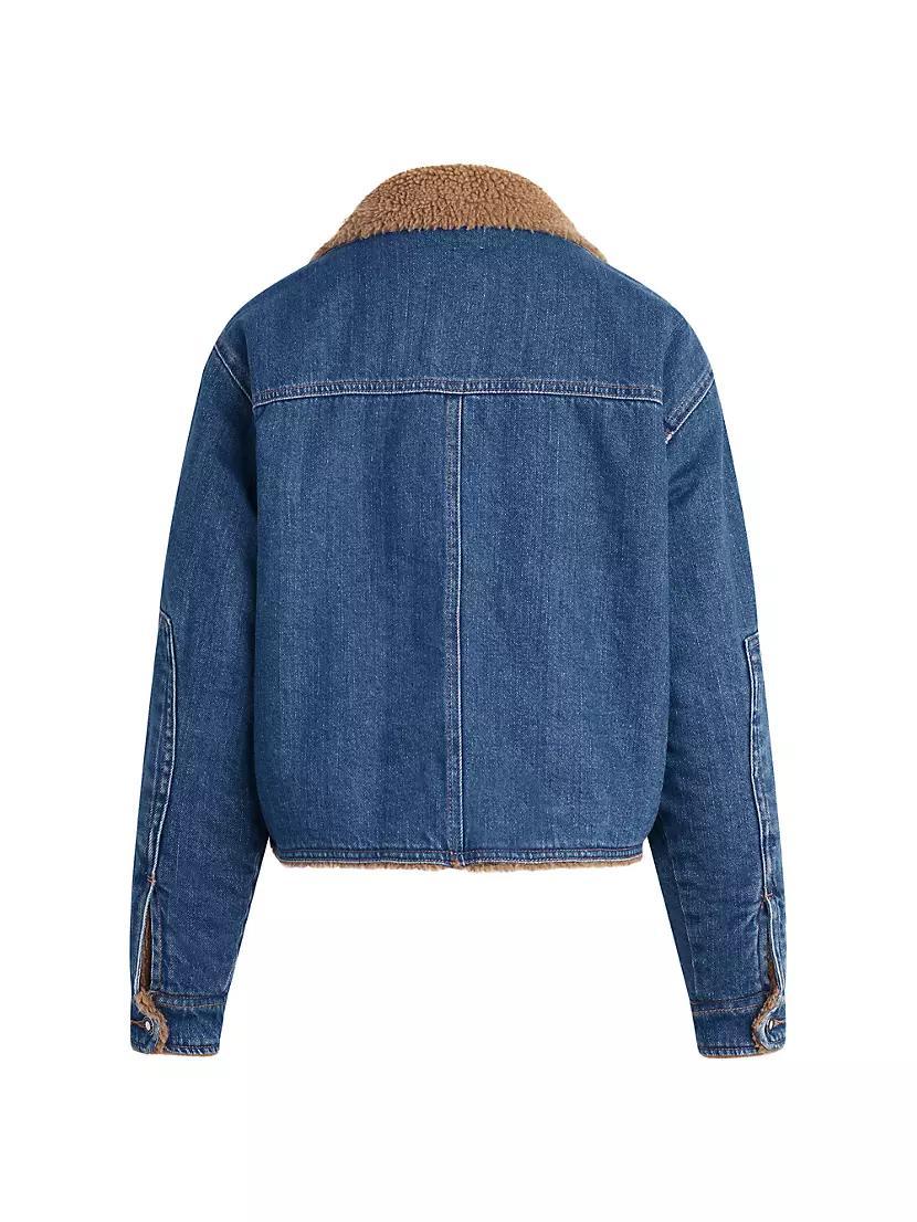 Bridget Denim Cropped Jacket Product Image