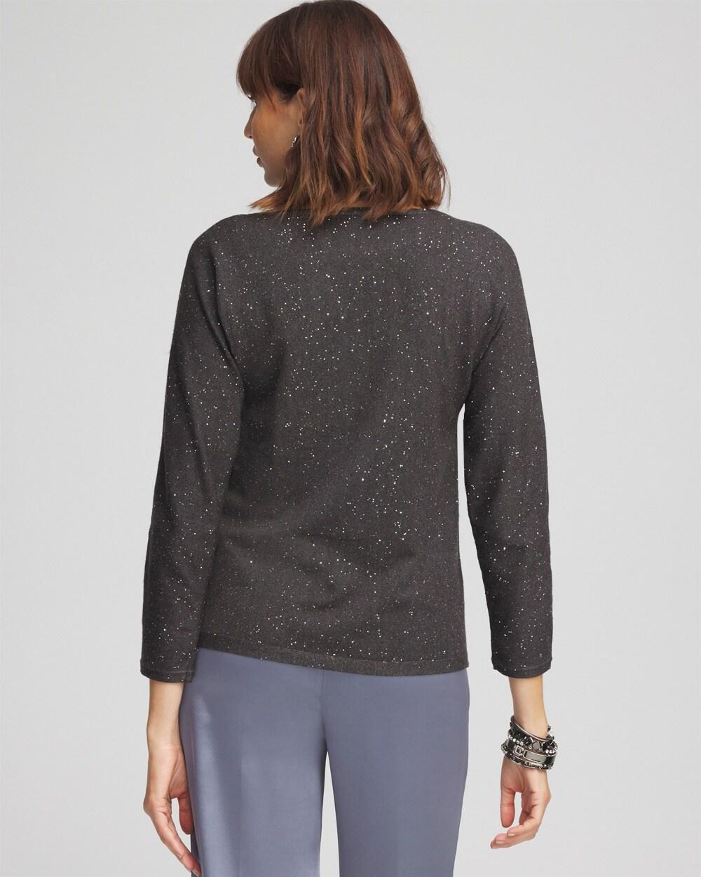 Scattered Sequin Pullover Sweater Product Image