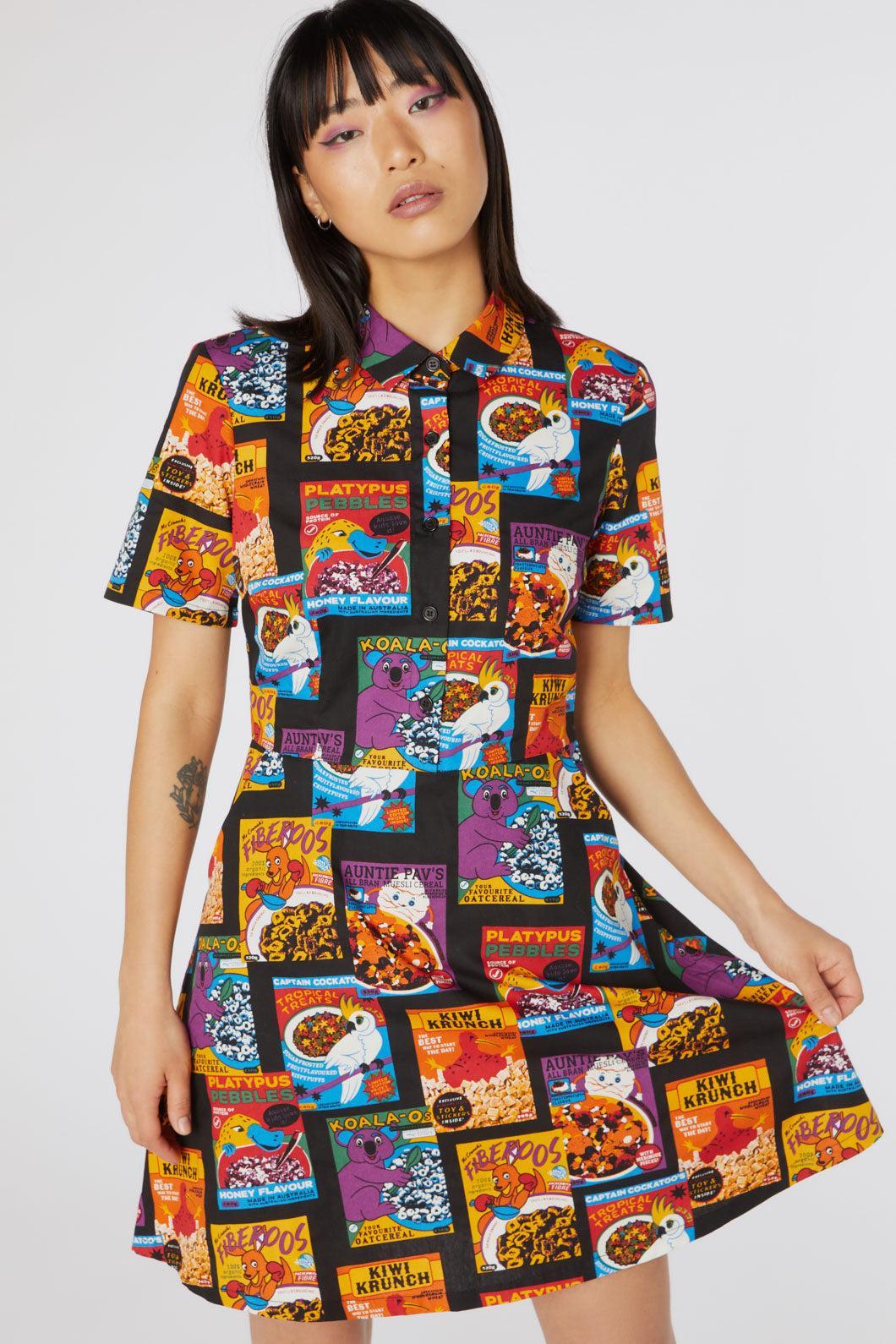 Cereal Cotton Shirt Dress Product Image