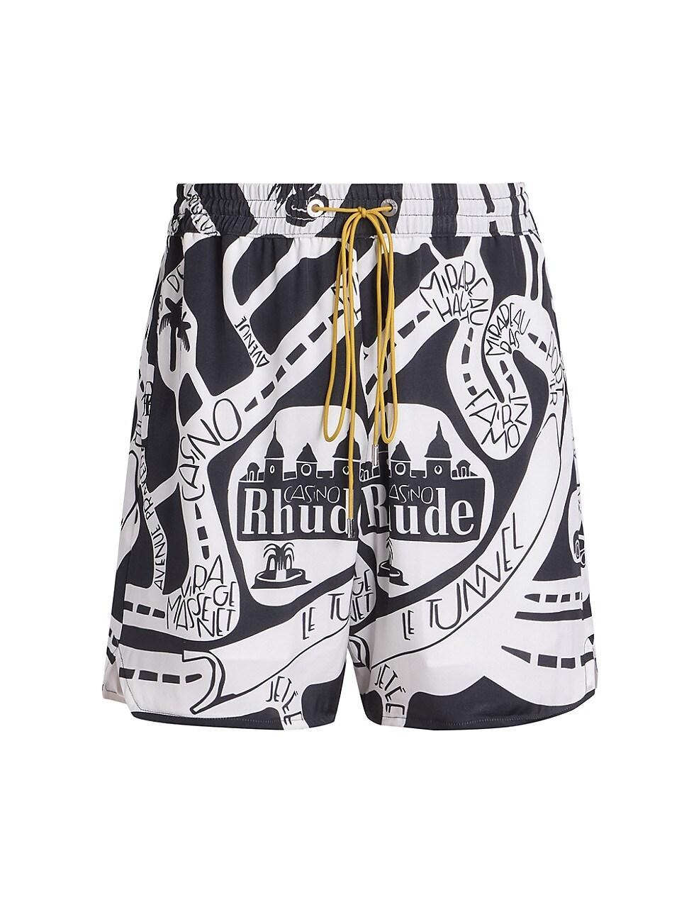 Mens Strada Graphic Silk Shorts product image