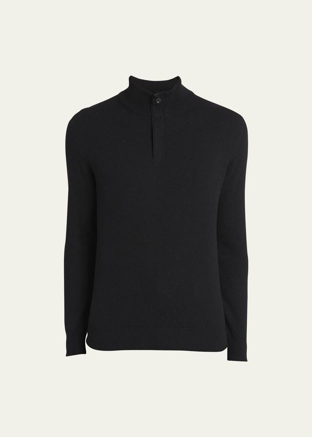 Mens Black Oasis Cashmere Sweater Product Image