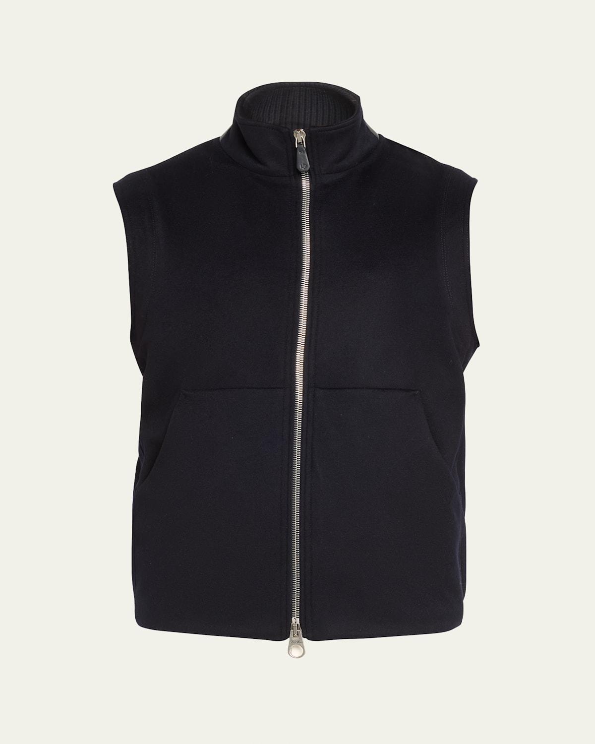 Mens Ume Cashmere Storm System Full-Zip Vest Product Image