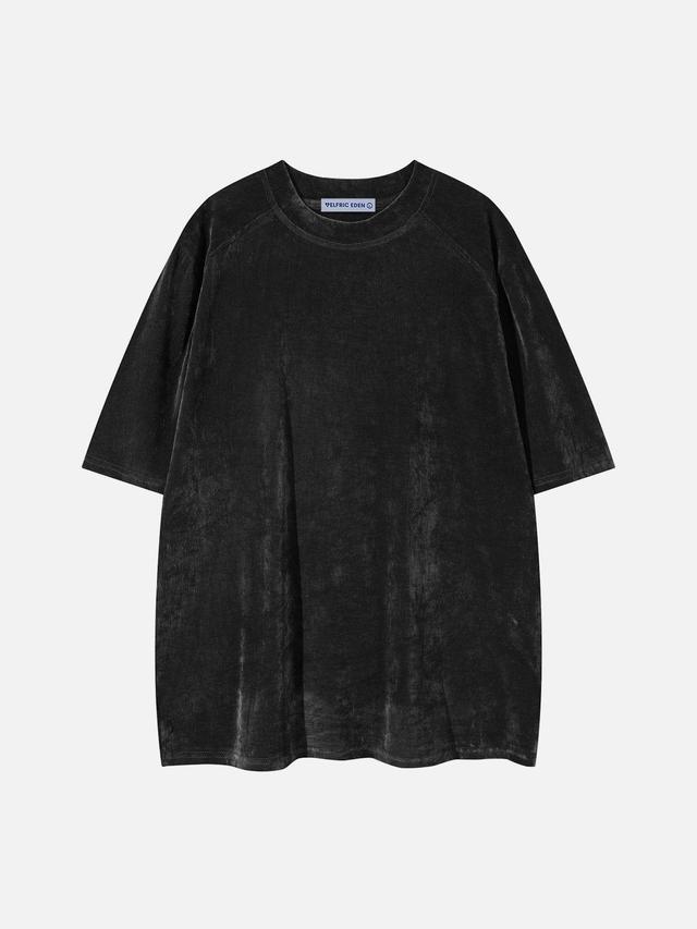 Aelfric Eden Basic Solid Suede Tee Product Image