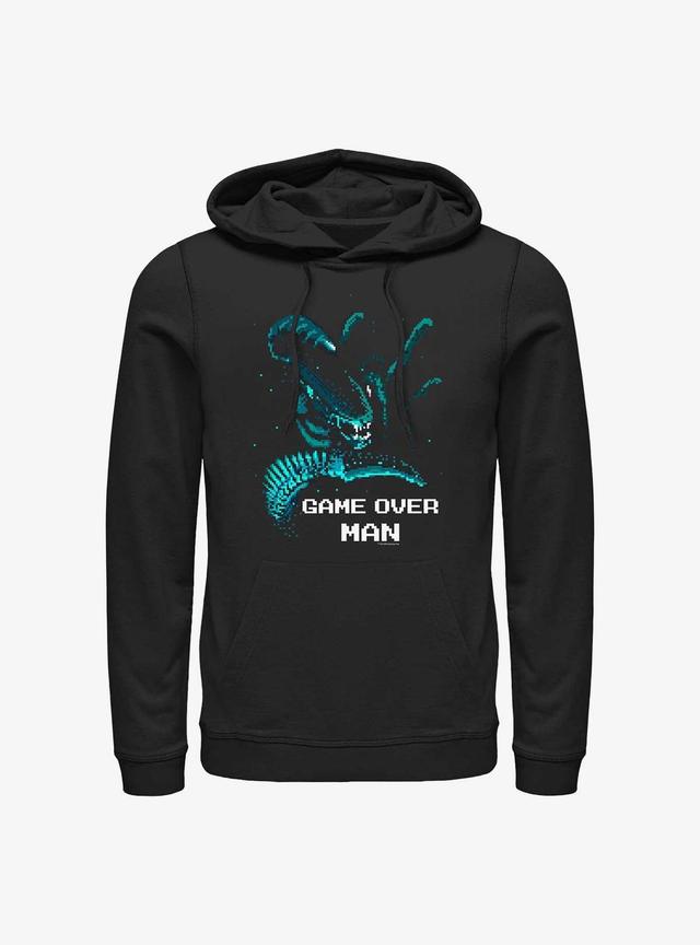 Alien Game Over Man Pixel Hoodie Product Image