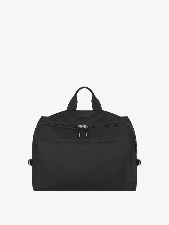 Medium Pandora bag in nylon - black Product Image