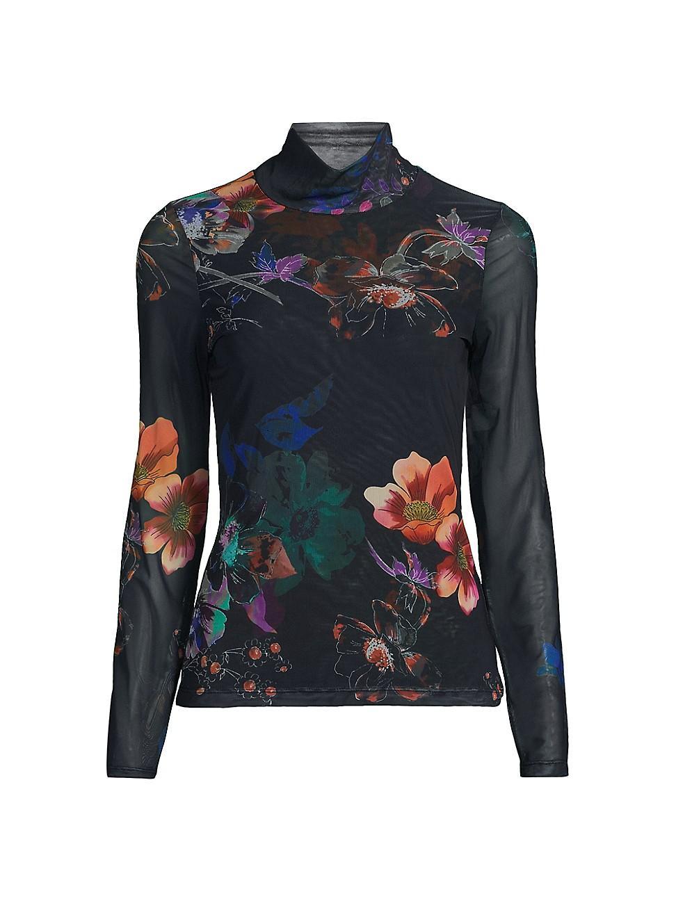 Womens Rebecca Floral Long-Sleeve Top Product Image