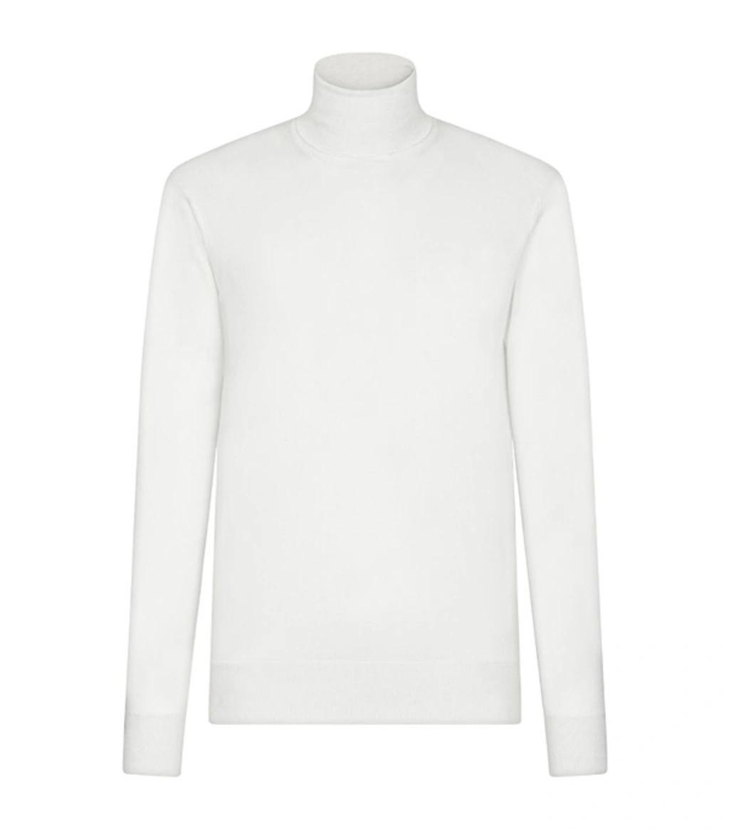 Cashmere-silk Rollneck Sweater In Multi Product Image