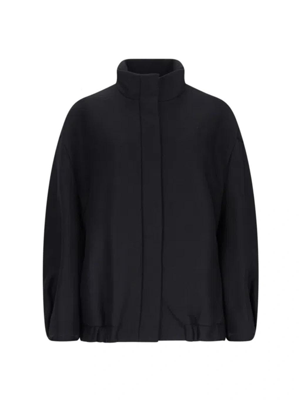 Wide Jacket In Black Product Image