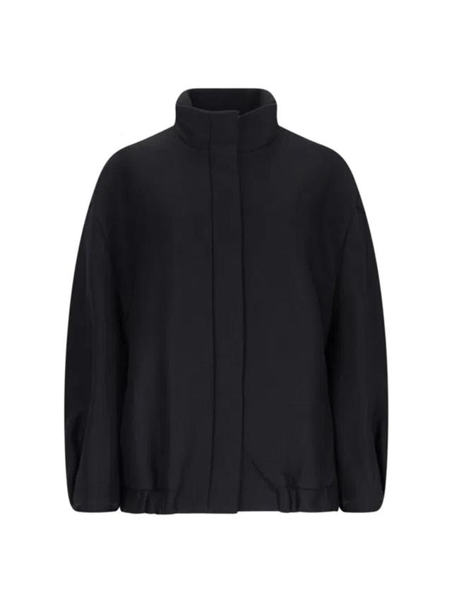 Wide Jacket In Black Product Image