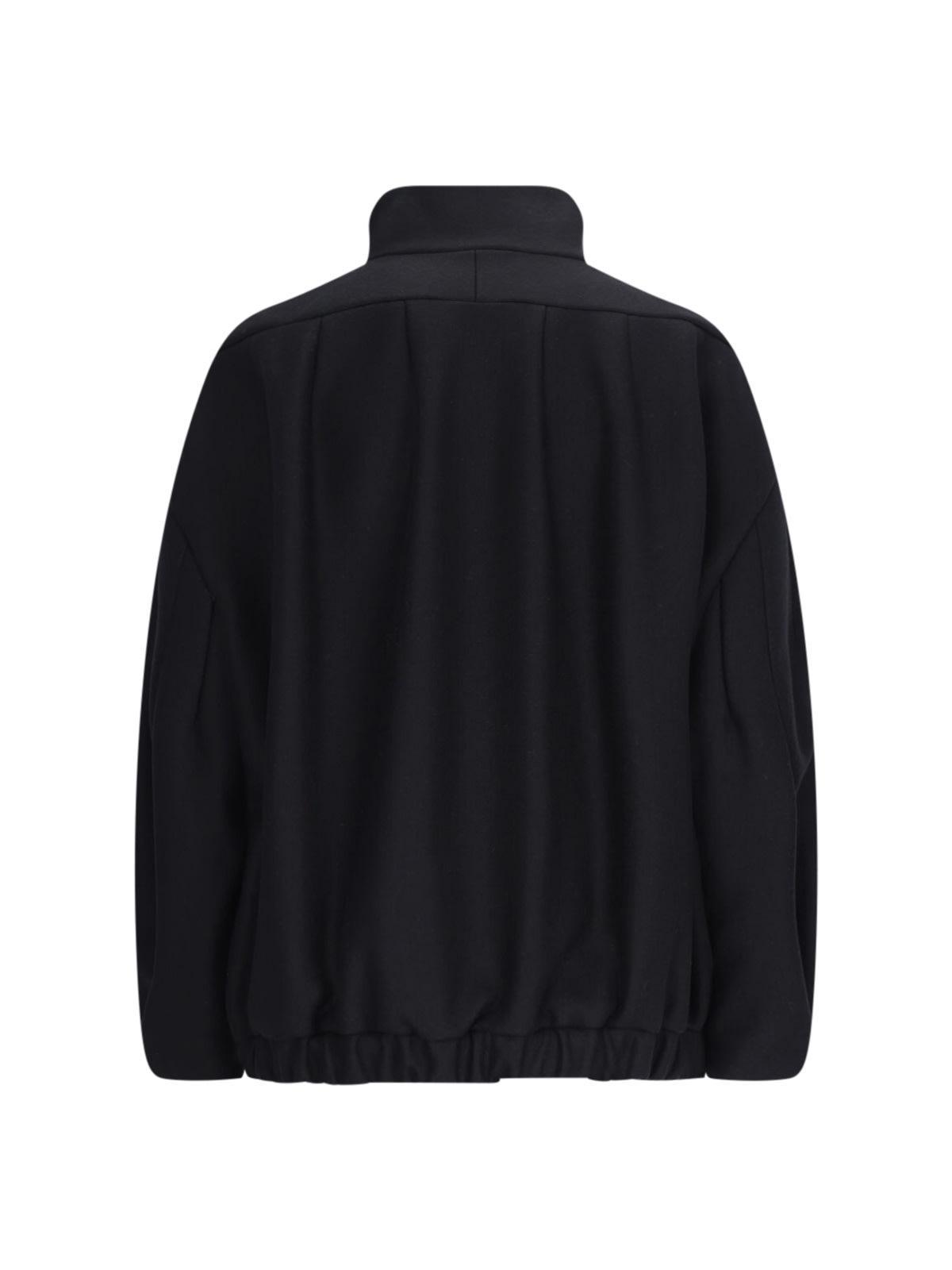 Wide Jacket In Black Product Image