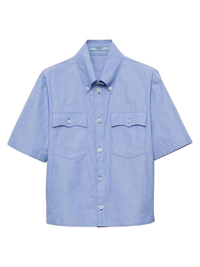 Womens Fil-a-Fil Cotton Shirt Product Image