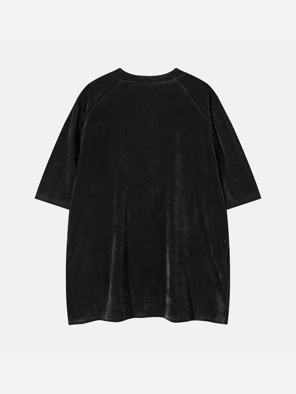 Aelfric Eden Basic Solid Suede Tee Product Image