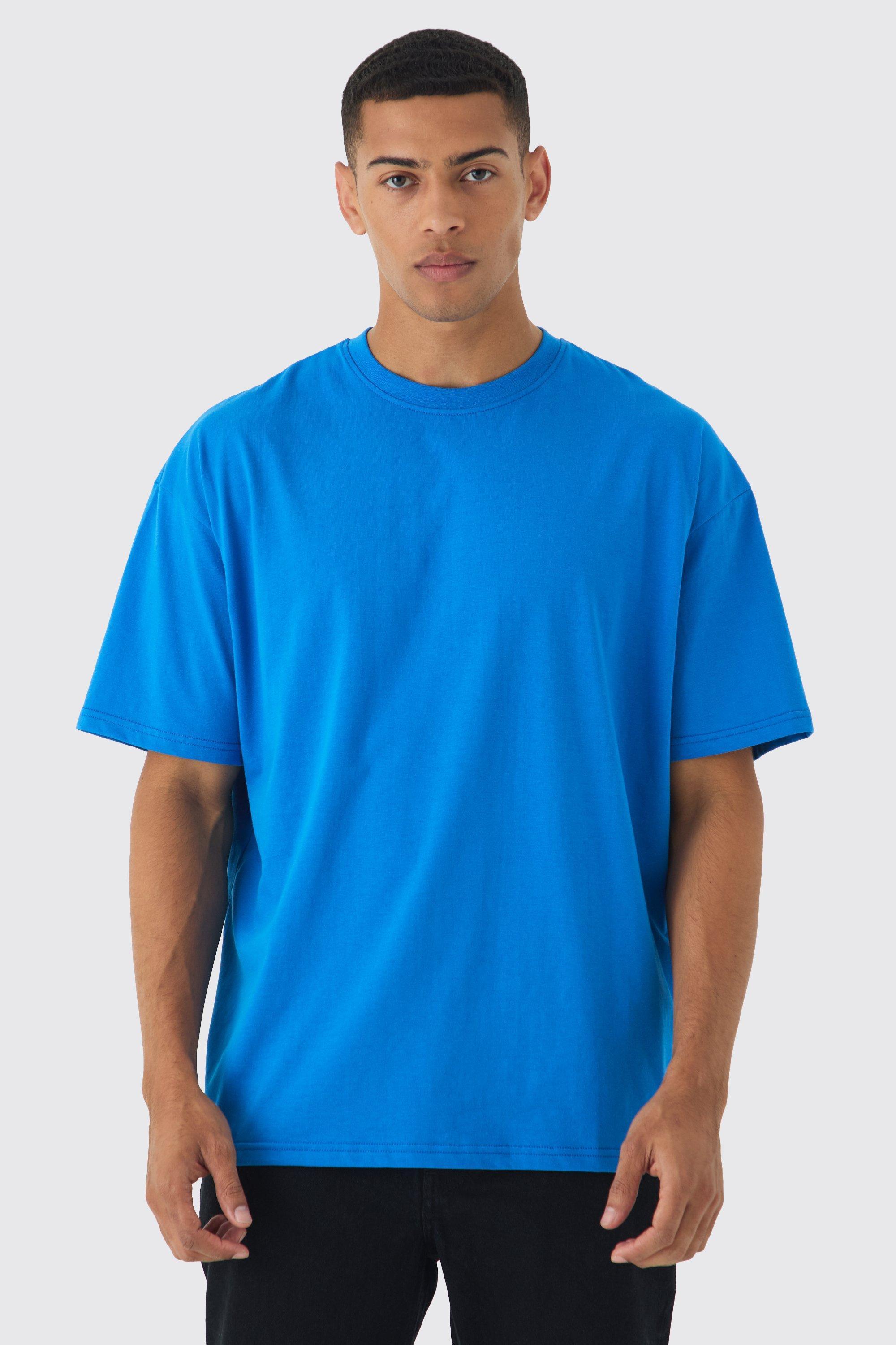 Oversized Basic Crew Neck T-shirt | boohooMAN USA Product Image