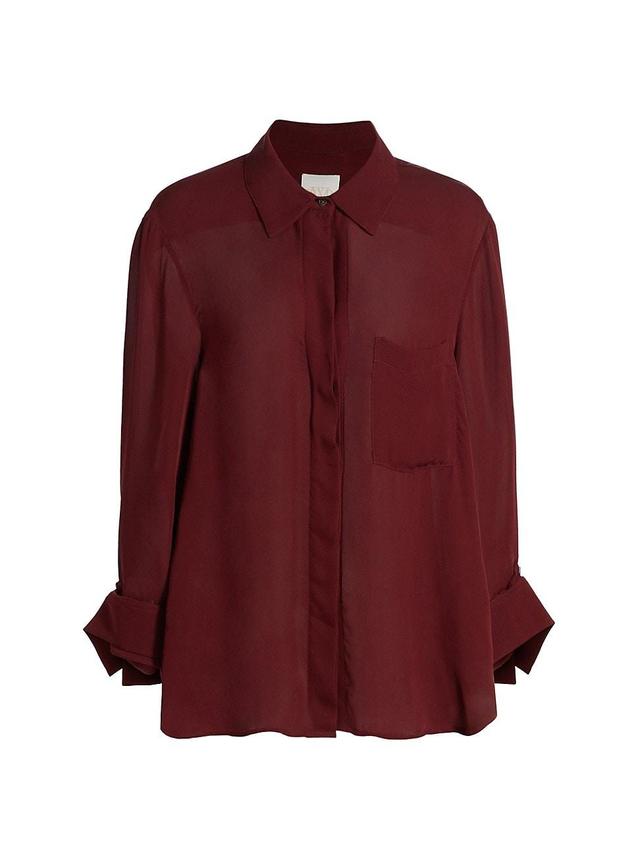 Womens New Morning After Silk Shirt Product Image