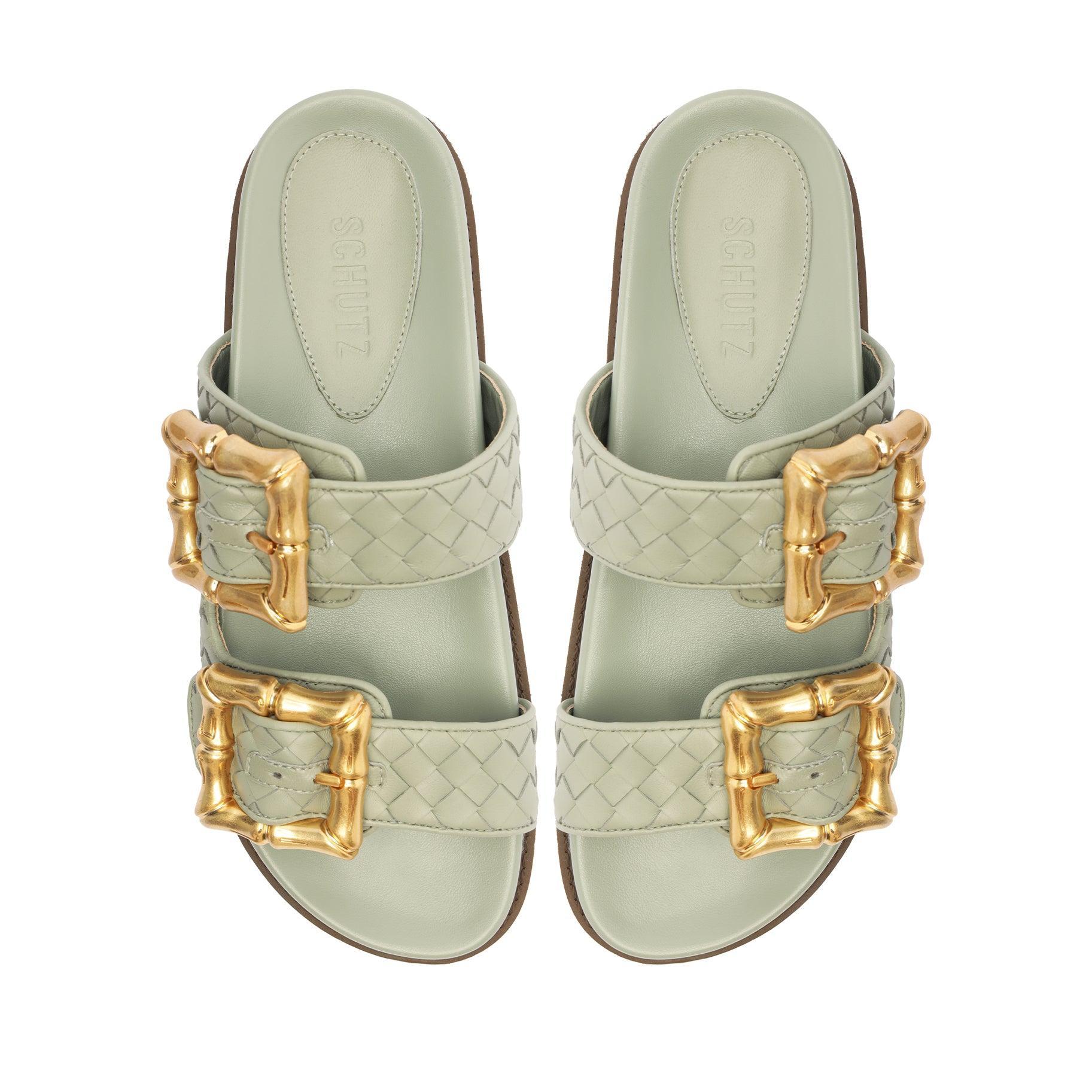 Enola Sporty Woven Leather Sandal Female Product Image