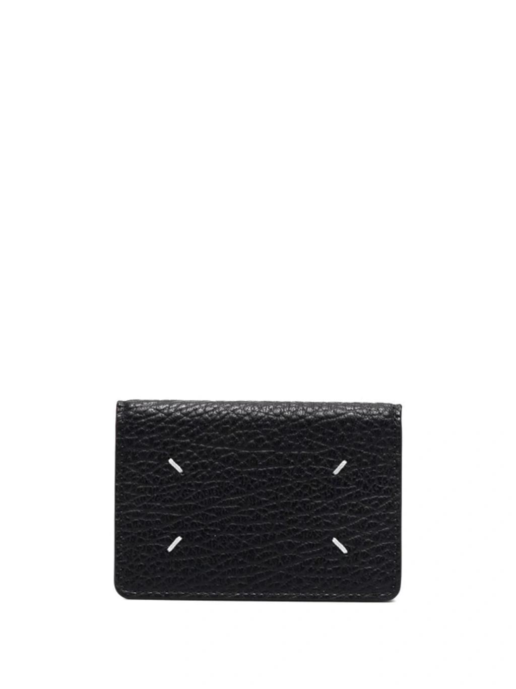 MAISON MARGIELA Four-stitch Logo Wallet In Black Product Image