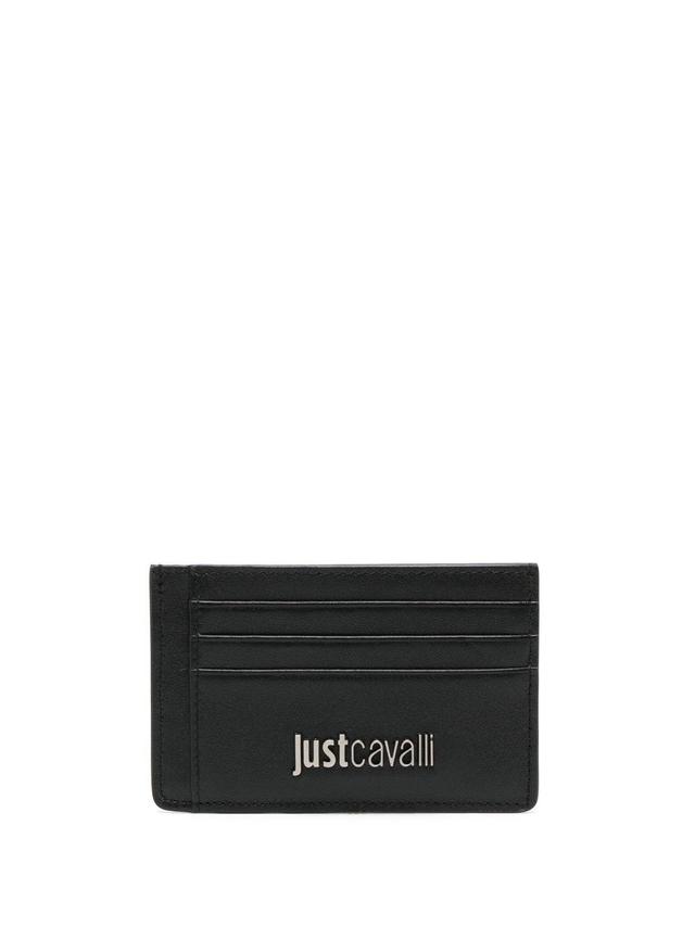 logo-lettering leather cardholder Product Image