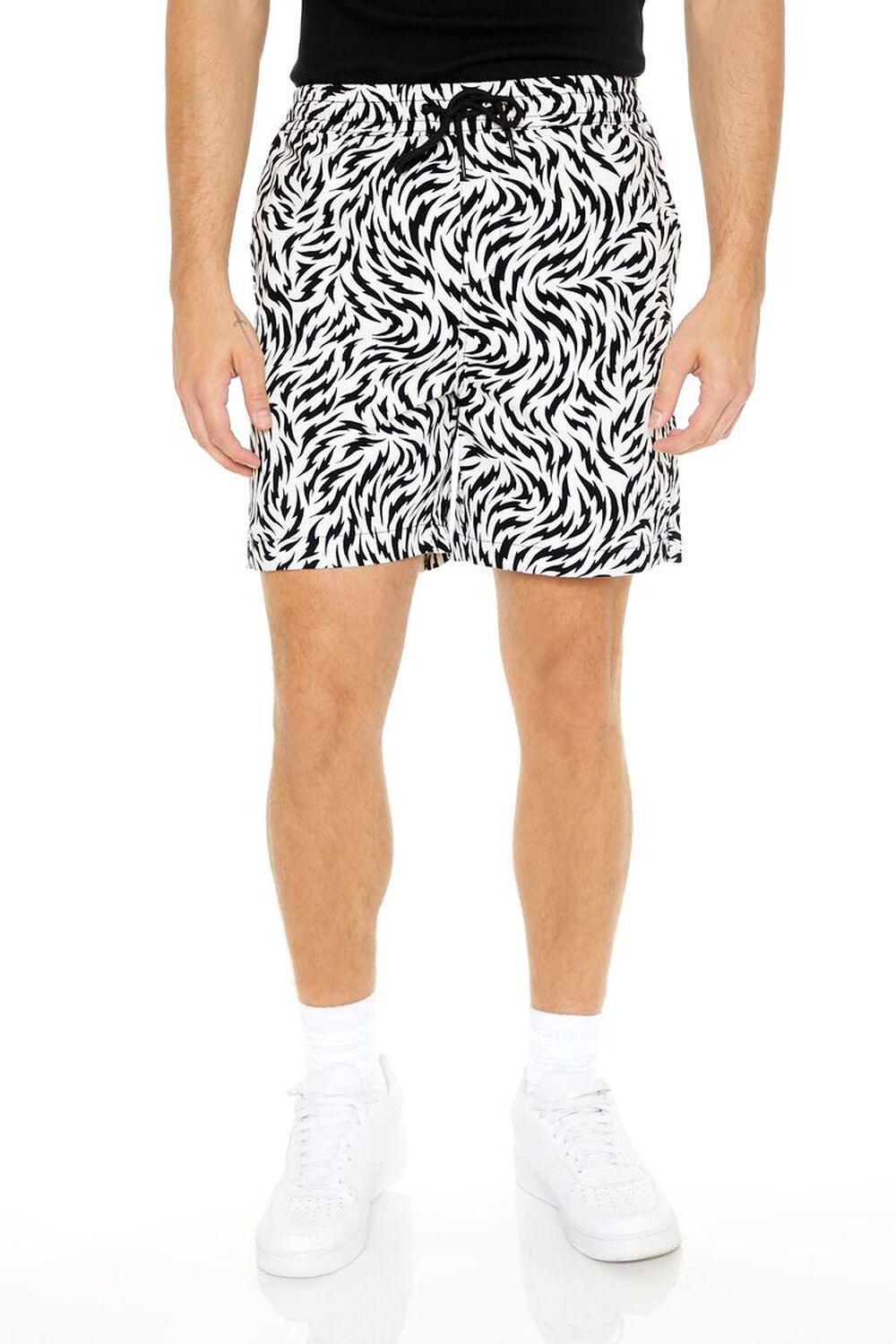 Abstract Print Volley Shorts | Forever 21 Product Image