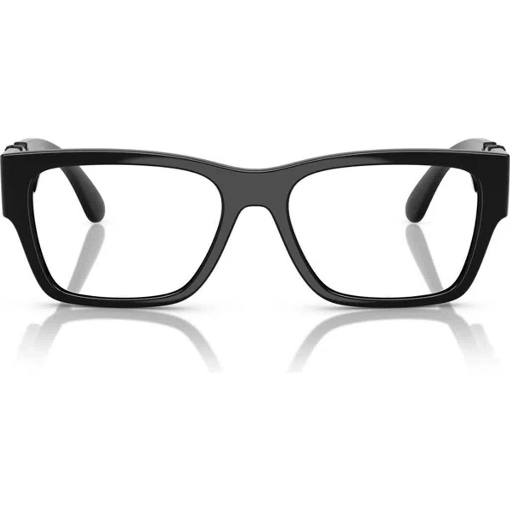 VERSACE 53mm Pillow Optical Glasses In Black Product Image