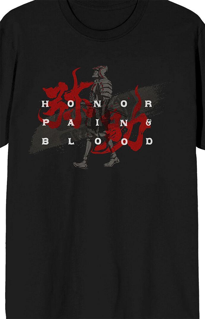 Men's Yasuke Honor Pain & Blood Anime T-Shirt Product Image