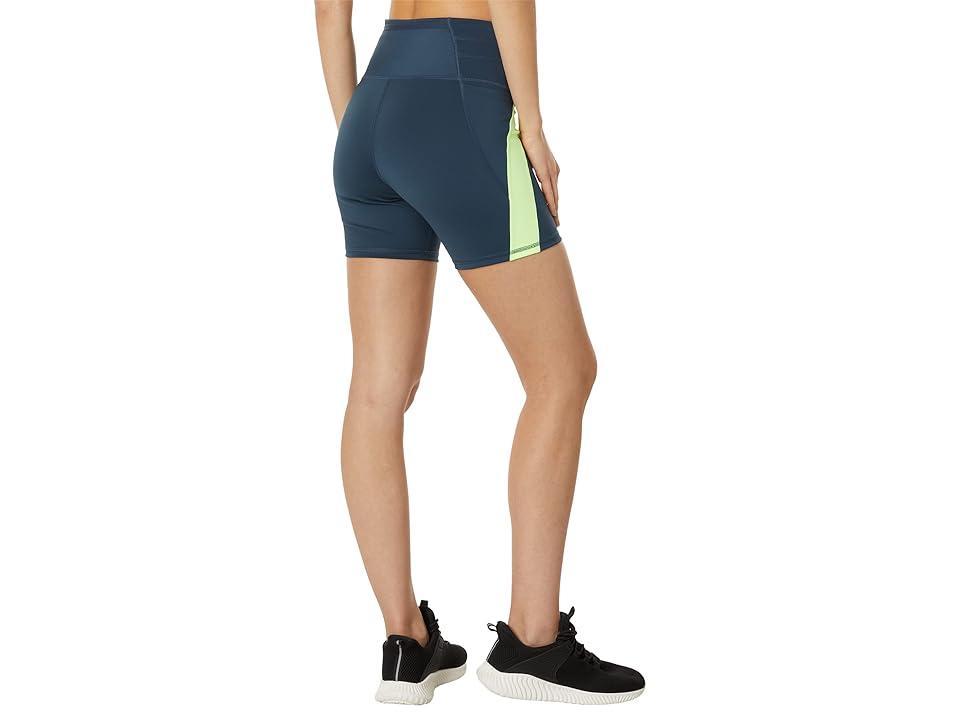 PUMA Olivia Amato High-Waist Running Tight Shorts (Dark Night) Women's Shorts Product Image