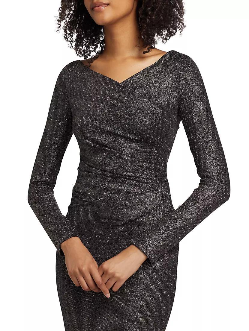 Metallic Jersey Body-Con Gown Product Image