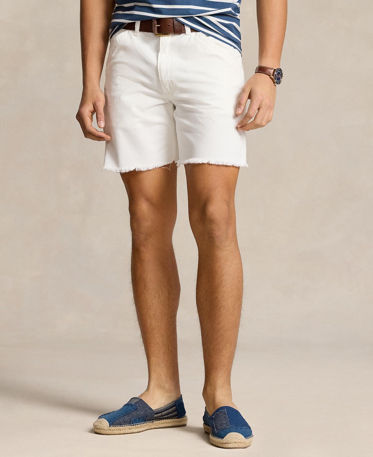 Mens Cotton Flat-Front Shorts Product Image