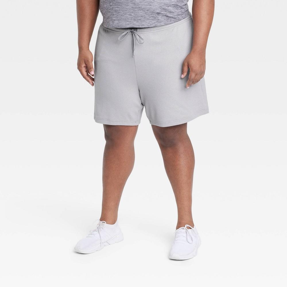 Mens Big Textured Fleece Shorts 7 - All In Motion 2XL Product Image