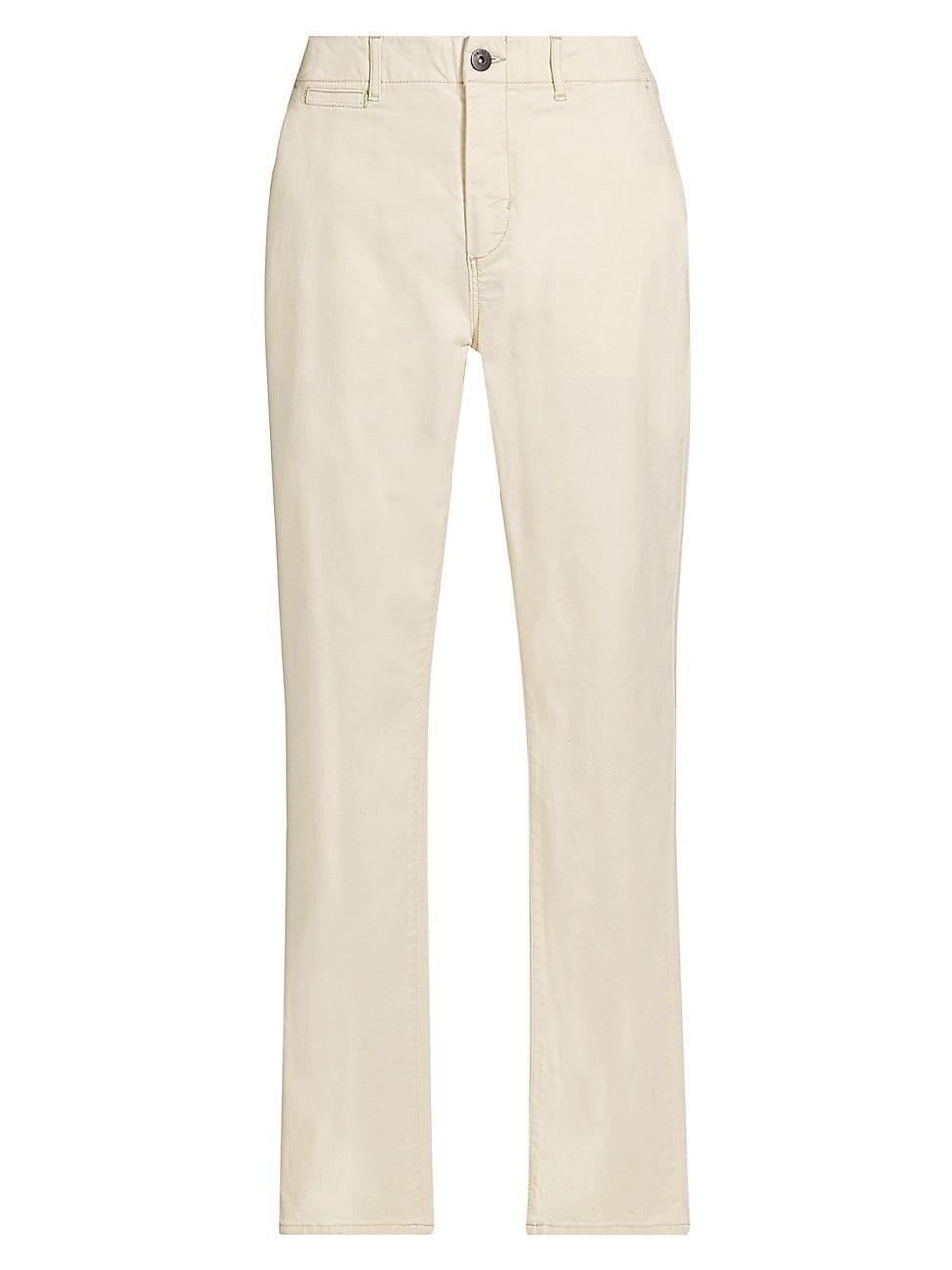 Paige Danford Stretch Sateen Chino (Ecru) Men's Clothing Product Image