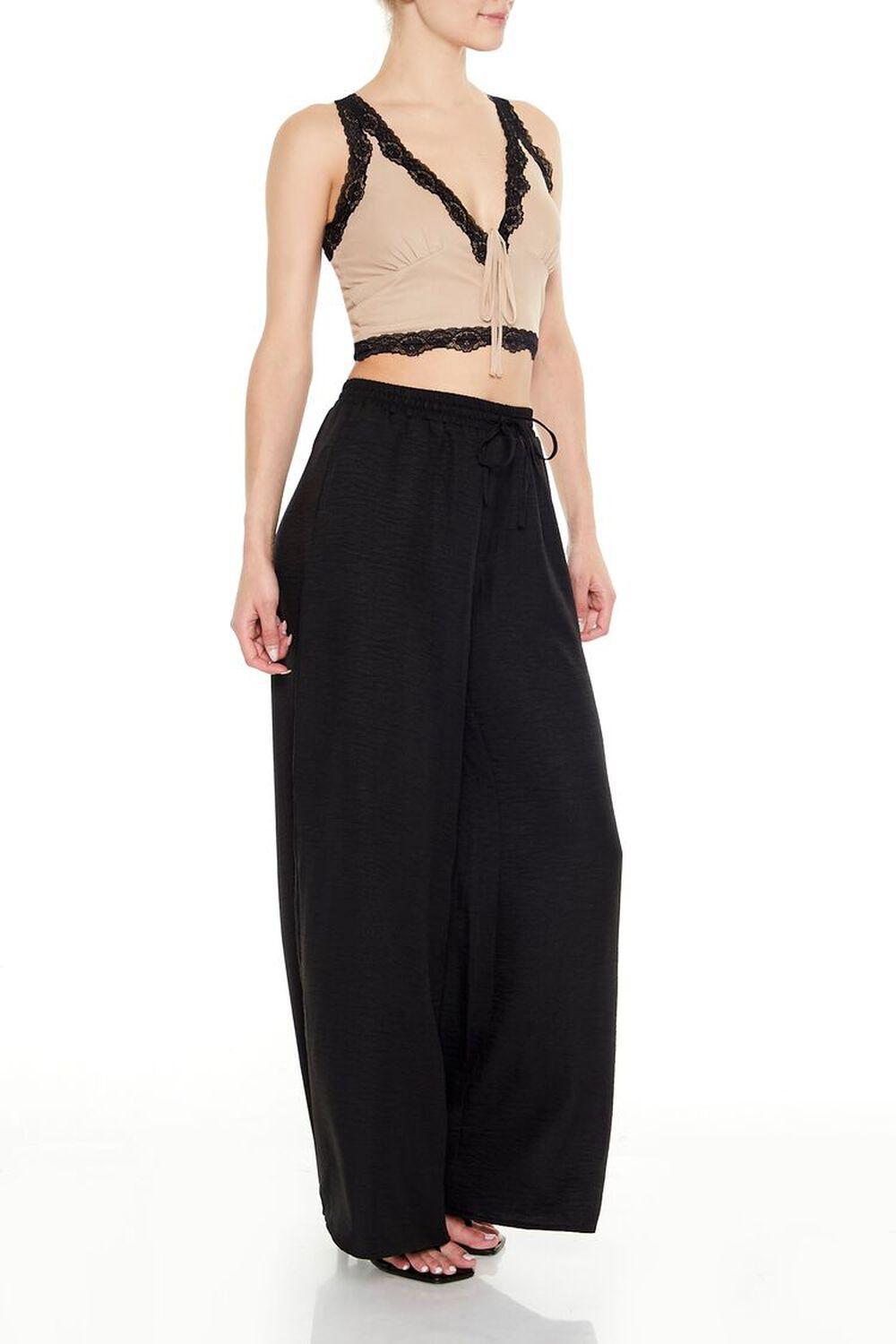 Drawstring Wide-Leg Pants | Forever 21 Product Image