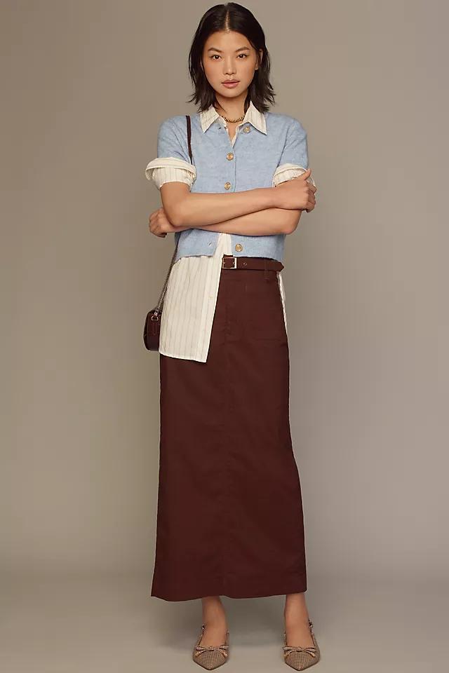 The Colette Maxi Skirt by Maeve: Belted Edition Product Image