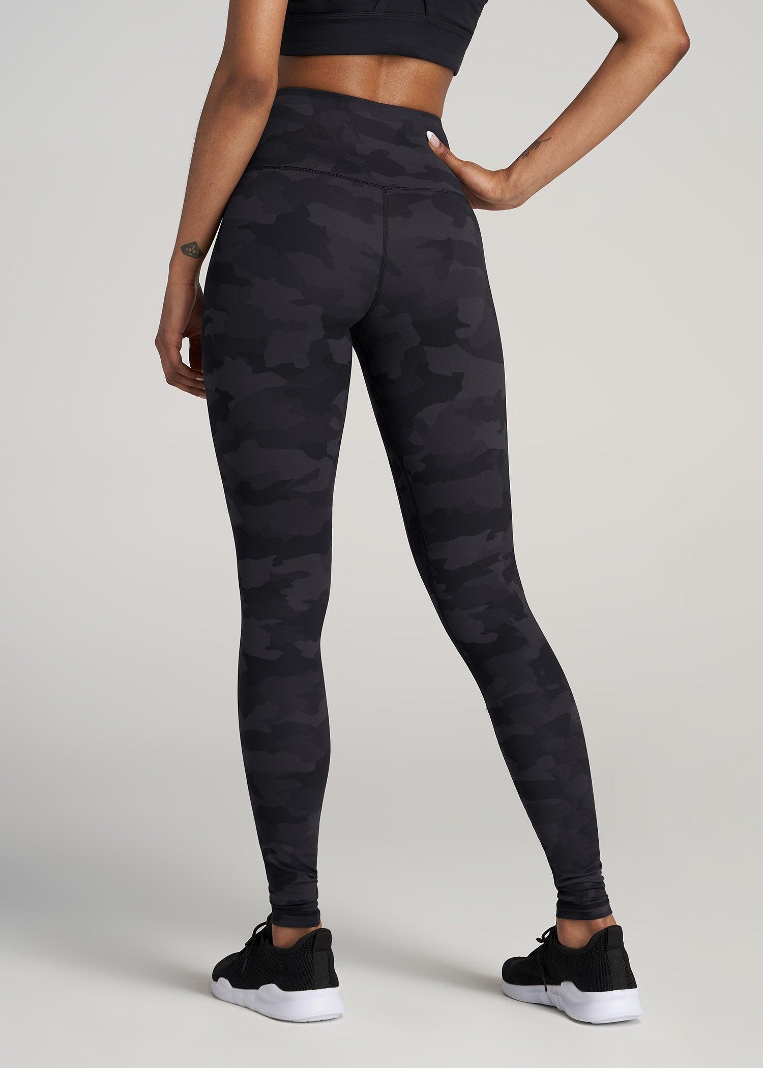 AT Balance High-Rise Leggings for Tall Women in Grey Camo Product Image