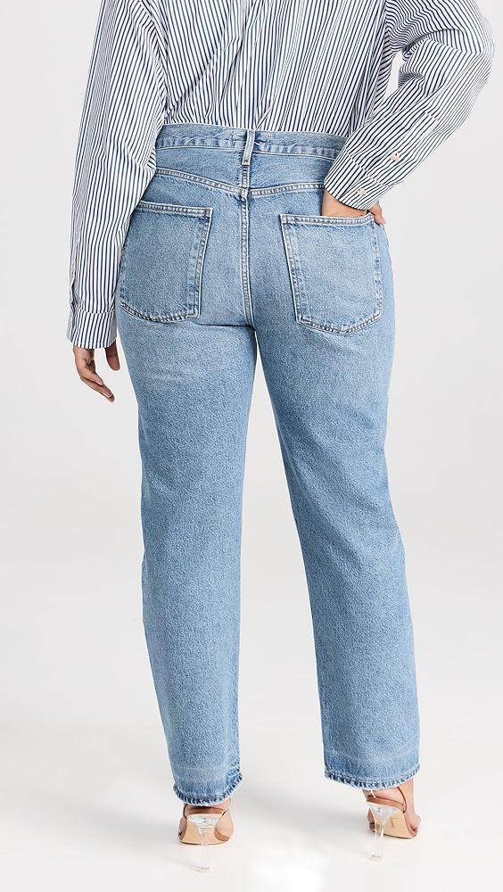 AGOLDE 90's Pinch Waist High Rise Straight Jeans | Shopbop Product Image