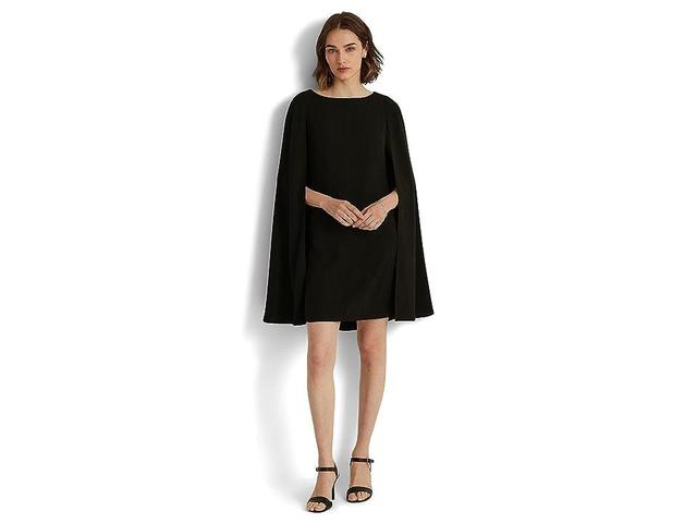 Lauren Ralph Lauren Womens Georgette Cape Dress Product Image