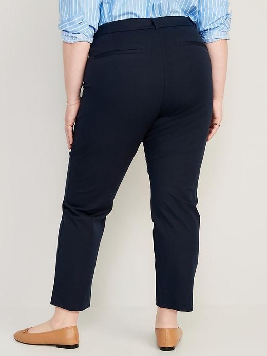 High-Waisted Pixie Straight Pants Product Image