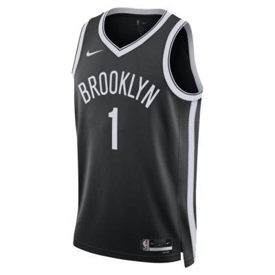 Unisex Nike Mikal Bridges Brooklyn Nets Swingman Jersey - Icon Edition, Adult Unisex Product Image