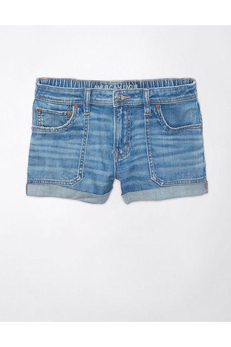 AE Dreamy Drape Stretch Denim Easy Shortie Women's Product Image