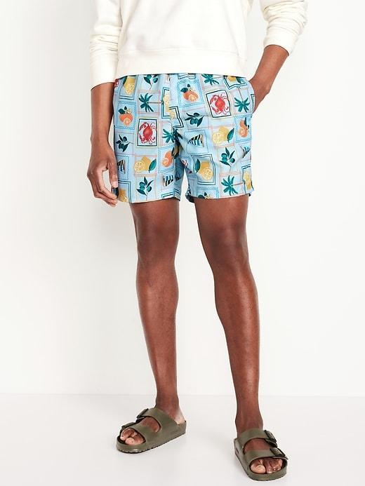 Printed Swim Trunks -- 7-inch inseam Product Image