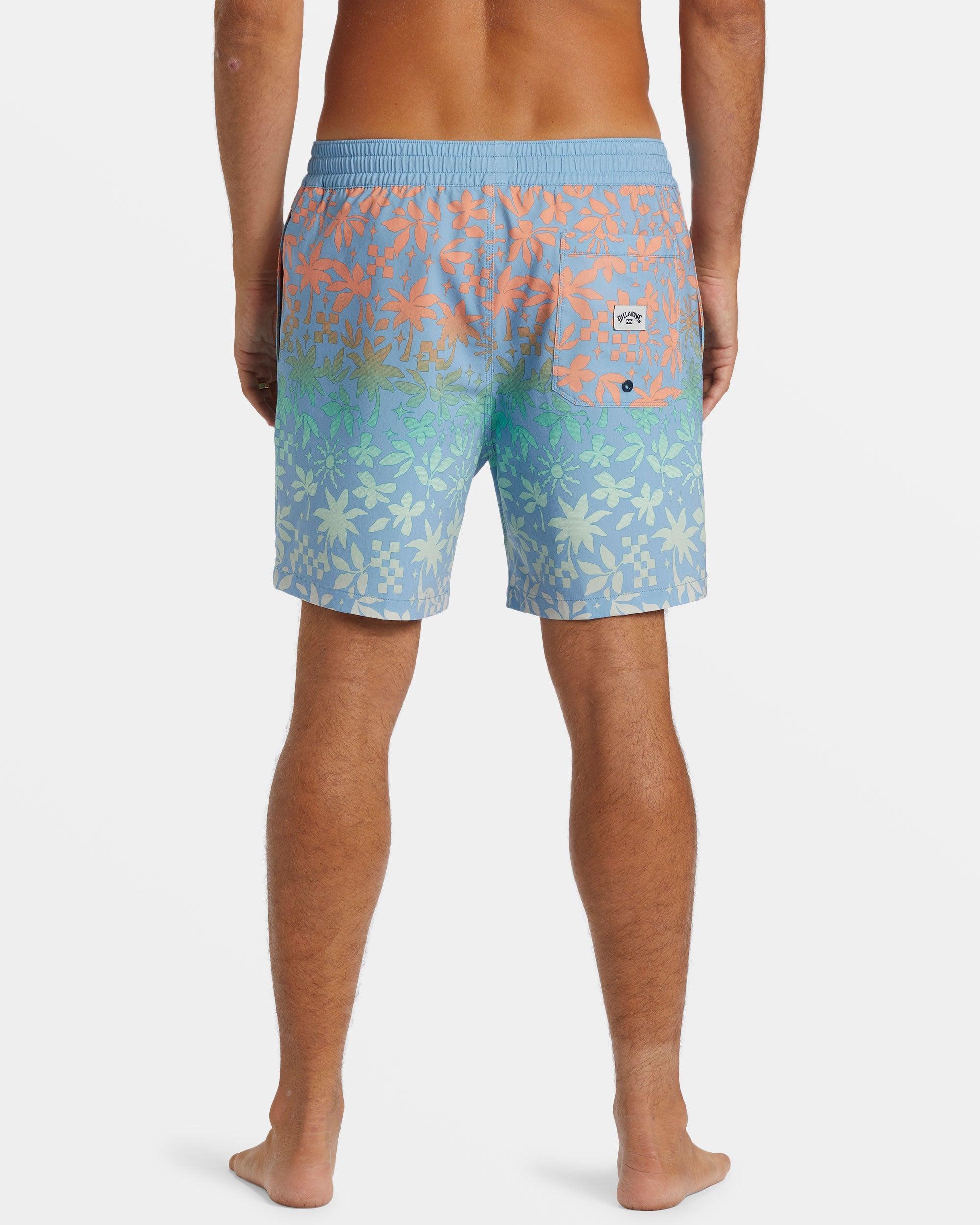 Good Times Layback 16" Swim Trunks - Coastal Blue Male Product Image